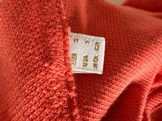 Polo Massimo Dutti Coral Manga Corta Talla S