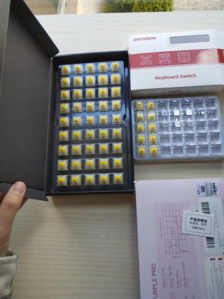 45 Switches Gateron Lineales