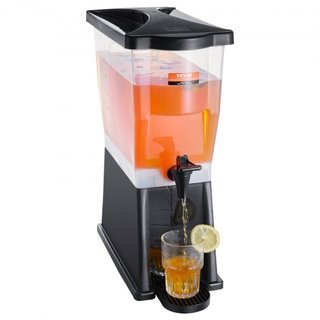 Dispensatore di Bevande, Dispensatore di Bevande da 3 Galloni per Feste, Dispensatore di Succo in Plastica con Supporto, Coperchio e Rubinetto, Dispensatore di Tè Ghiacciato, Limonata, Succo e Acqua, per Ristoranti...