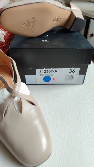 Zapatos de vestir PLATINO Coimbra, color  Beige.