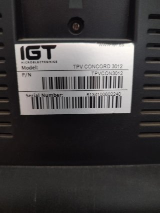 TPV Concord Táctil