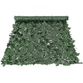 Valla de Privacidad de Hiedra, Pantalla de Pared Verde Artificial de 1 x 2.5 m, Valla de Hiedra Verde con Junta Reforzada, Decoración de Hojas de Hiedra Falsa para Jardín Exterior, Patio, Balcón, ...