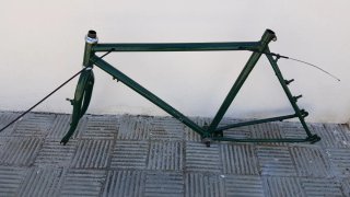 Cuadro Bicicleta Vintage Verde - Fixie/Restaurar