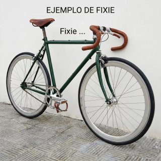 Cuadro Bicicleta Vintage Verde - Fixie/Restaurar