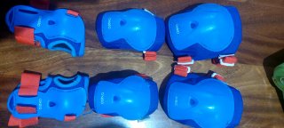 Patinete infantil Oxelo azul y rojo