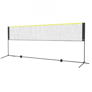 Red de bádminton, red de voleibol ajustable en altura, red de pickleball plegable de 14 pies de ancho, conjunto de red de tenis portátil de fácil instalación con postes, soporte y bolsa de transpo...