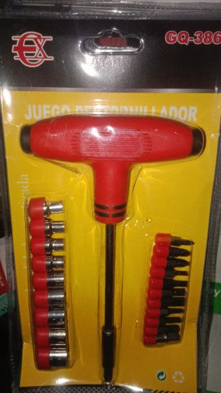 Juego de destornillador T GQ-386