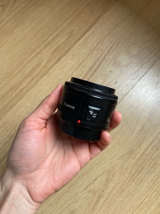 Canon EF 50mm f/1.8 Objetivo