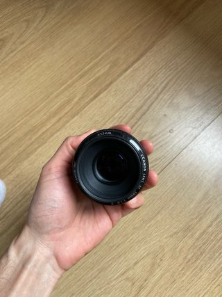 Canon EF 50mm f/1.8 Objetivo