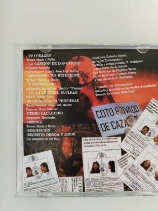 EXTREMODURO, Somos unos animales, CD