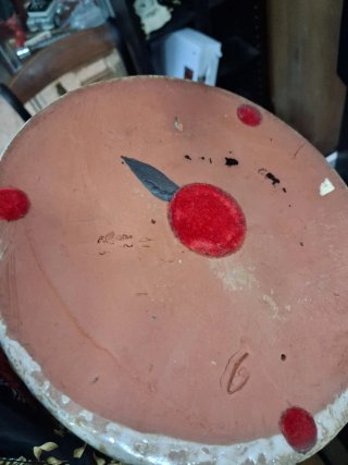 Figura cerámica mejicana charro sombrero