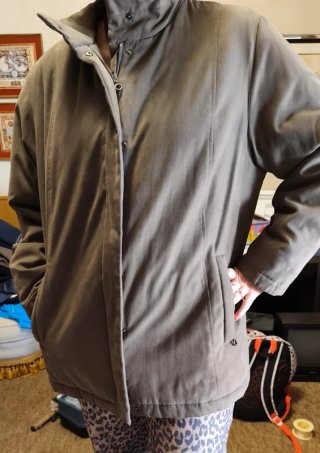 Chaqueta Antelina Beige Talla 44
