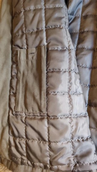 Chaqueta Antelina Beige Talla 44