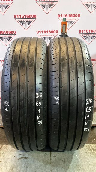 215 65 17 V GOODYEAR RUEDA AL 90% VIDA UTIL