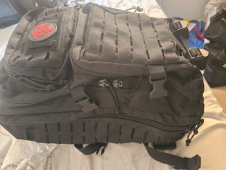 Mochila Táctica Inmortal Warriors Negra