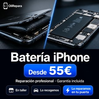 Reparación Bateria iPhone – Rápido y fiable