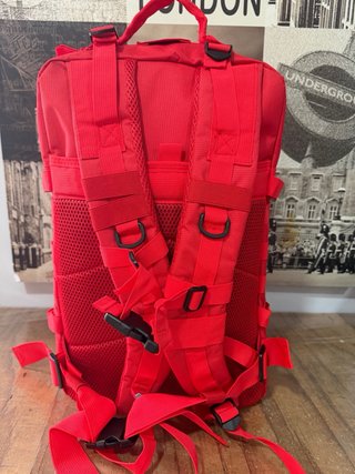 Mochila Táctica Militar 50L Roja nueva