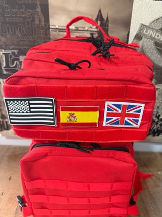 Mochila Táctica Militar 50L Roja nueva
