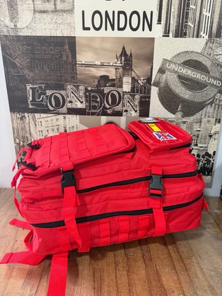 Mochila Táctica Militar 50L Roja nueva