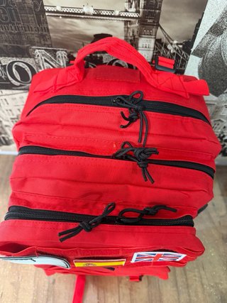 Mochila Táctica Militar 50L Roja nueva