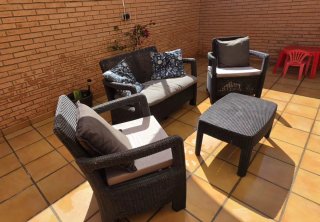 Conjunto Muebles Exterior Ratán