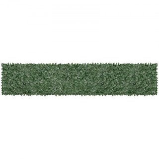 Valla de Privacidad de Hiedra, Pantalla de Pared Verde Artificial de 1 x 5m, Valla de Hiedra Verde con Respaldo de Tela de Malla y Junta Reforzada, Decoración de Hojas de Hiedra Falsa para Jardín ...