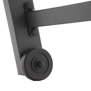 TUMBONA BARBADOS TEXTILENO NEGRO ALUMINIO GRIS