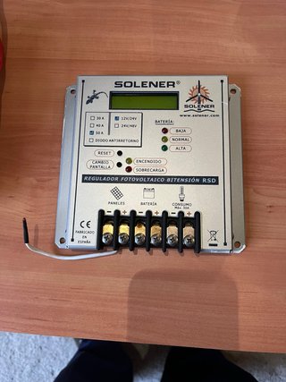 Regulador Solar SOLENER 12/24/48V