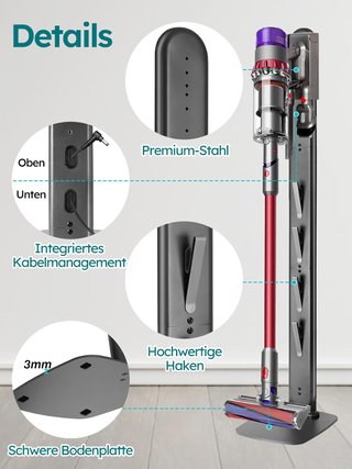 Soporte Dyson JUPELI sin taladro