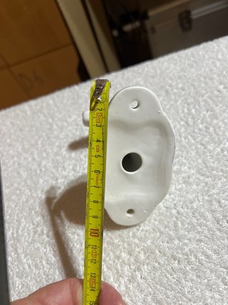Perchero de cerámica blanco