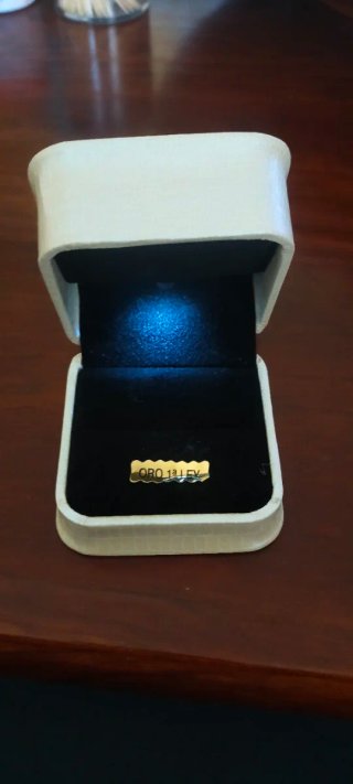 Estuche para joyas ORO 1ª LEY