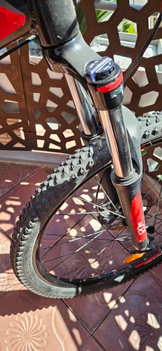 Bicicleta RockRider Montaña Doble Suspensión