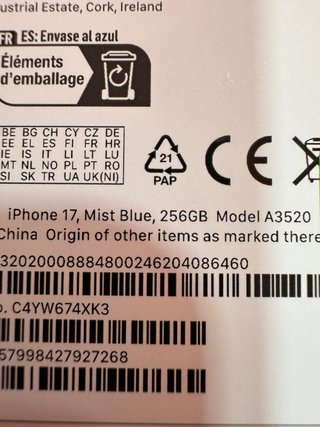 iPhone 14 Azul 256GB Nuevo