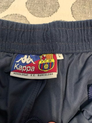 Pantalón FC Barcelona x Kappa Retro Azul