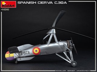 C.30A CIERVA AUTOGIRO ESPAÑA MAQUETA MINIART 1/35
