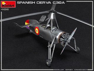 C.30A CIERVA AUTOGIRO ESPAÑA MAQUETA MINIART 1/35