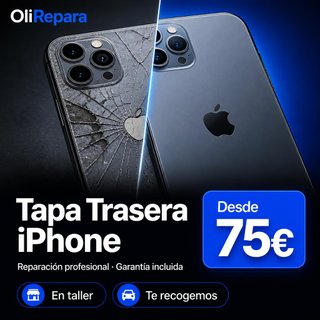 Reparación Cristal Trasero iPhone Rápido y fiable