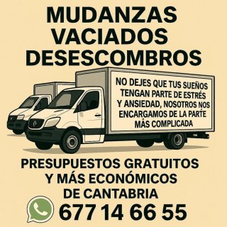 Portes vaciados mudanzas
