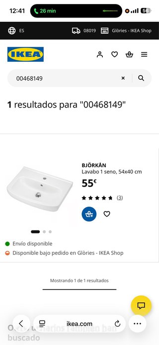 Mueble de baño ikea
