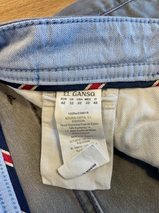 Pantalón El Ganso Gris Talla 42