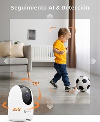 NAPCAT 4MP(2K) WiFi Cámara Vigilancia NUEVA