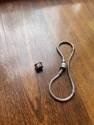 Clip Pandora Patrón Plata