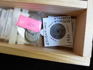 VENDO COLECCION MONEDAS ANTIGUAS, ESPAÑA Y MUNDO