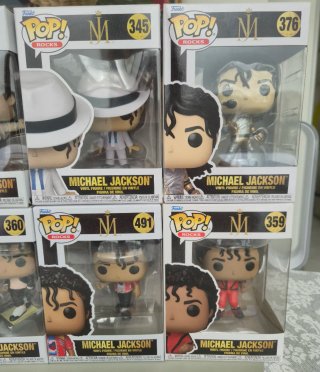 Lote 8 Funkos Michael Jackson