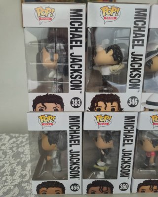 Lote 8 Funkos Michael Jackson