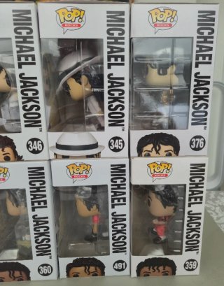 Lote 8 Funkos Michael Jackson