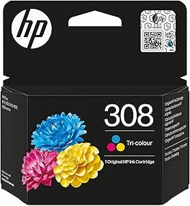 HP 308 Tricolor Cartucho Tinta Original