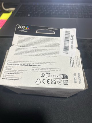 HP 308 Tricolor Cartucho Tinta Original