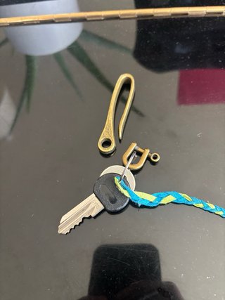 Brass key hook heritage style