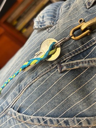 Brass key hook heritage style